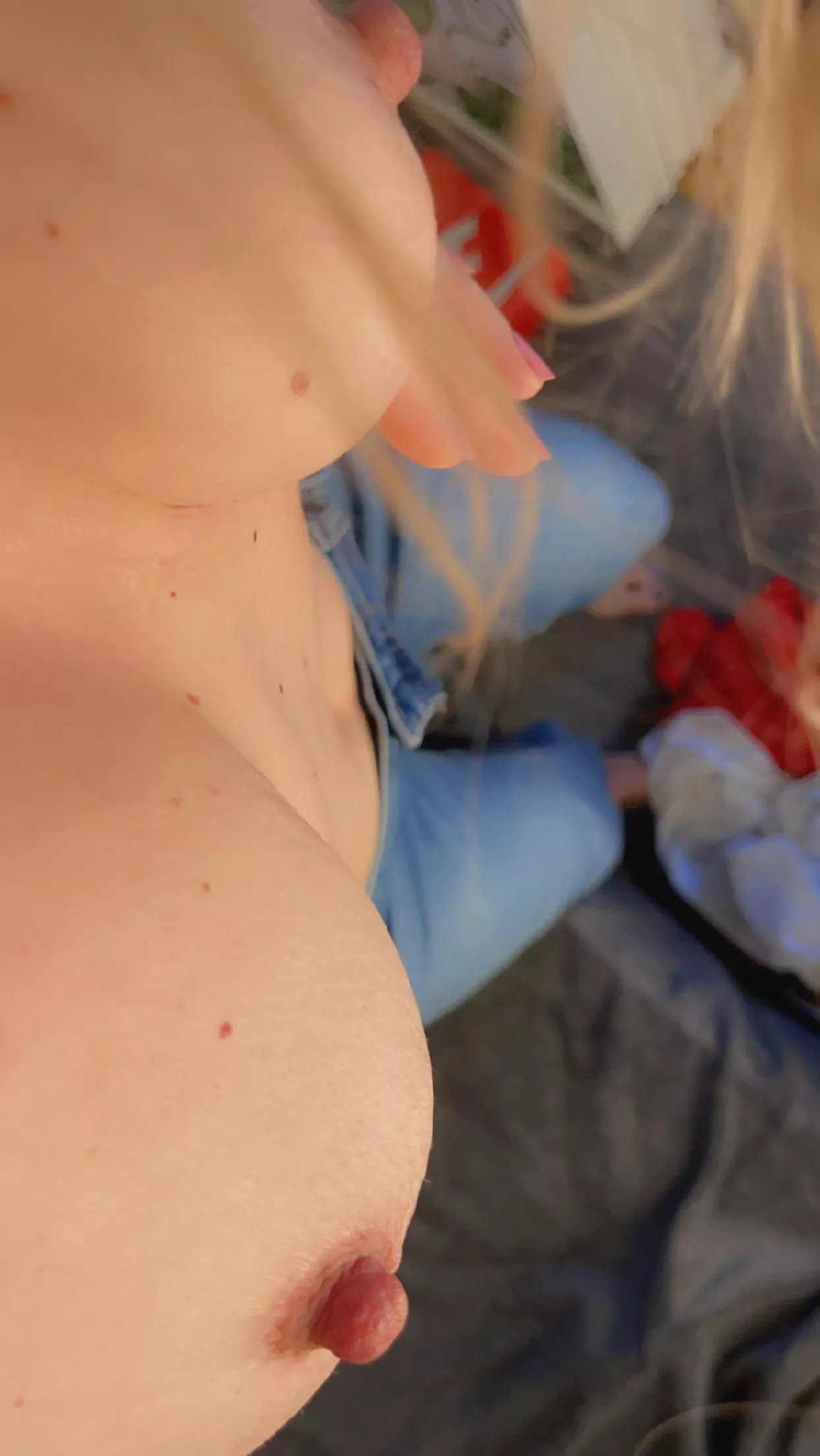 I like my tits from this angle (f)44 posted by SwedishBlossom