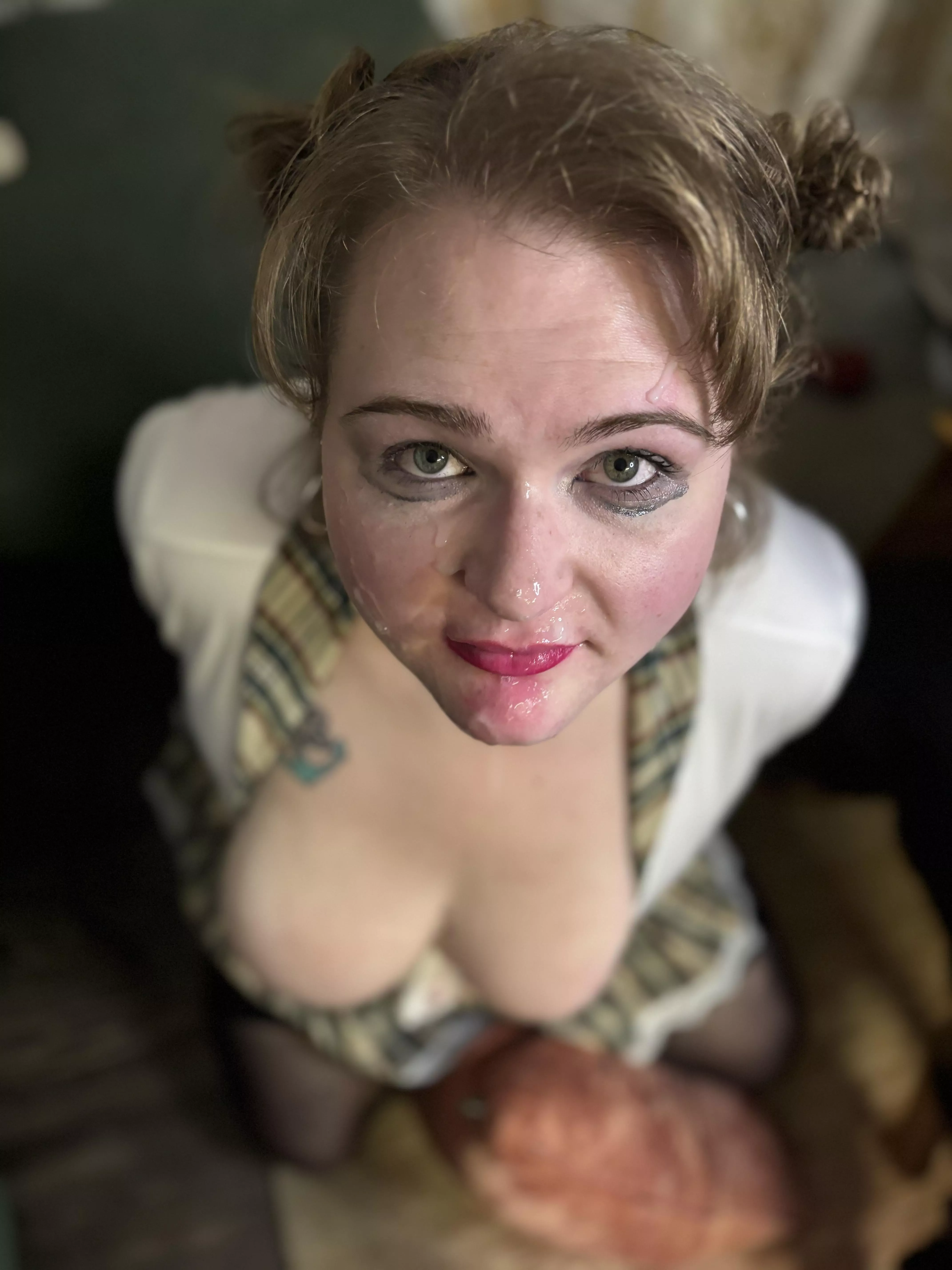 I love wearing daddy’s cum on my face posted by GagMeJesus