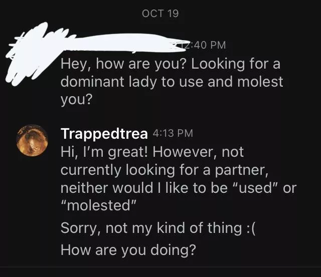 Is this common? posted by Trappedtrea