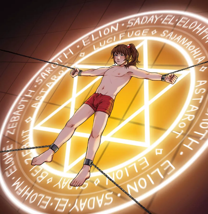 Male damsel in distress 2 (sacrifice) posted by SiarX