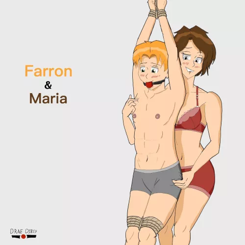 Maria Winters ties up farron bailey by aridhook