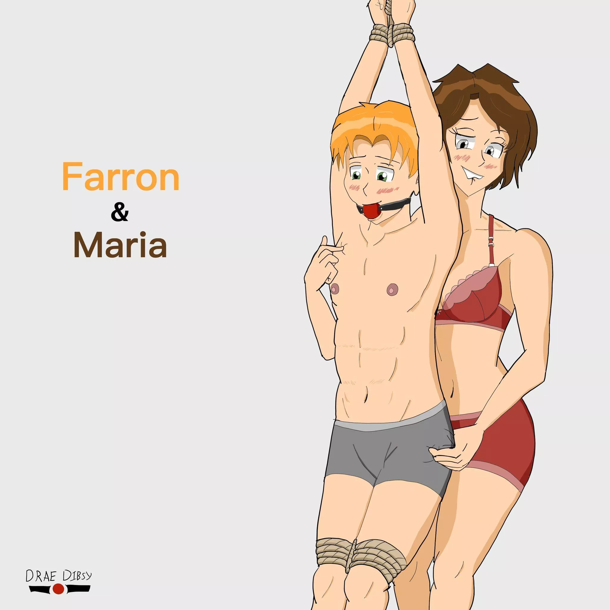 Maria Winters ties up farron bailey posted by aridhook