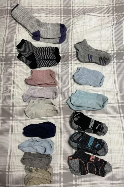 My updated sock collection to choose from 🧦🤍 [F] by temptationtoes24