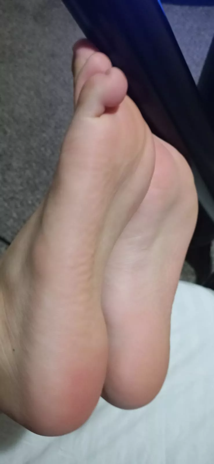 POV: You go to my room and find me resting with my soles stretching like this posted by SolesandWrinkles