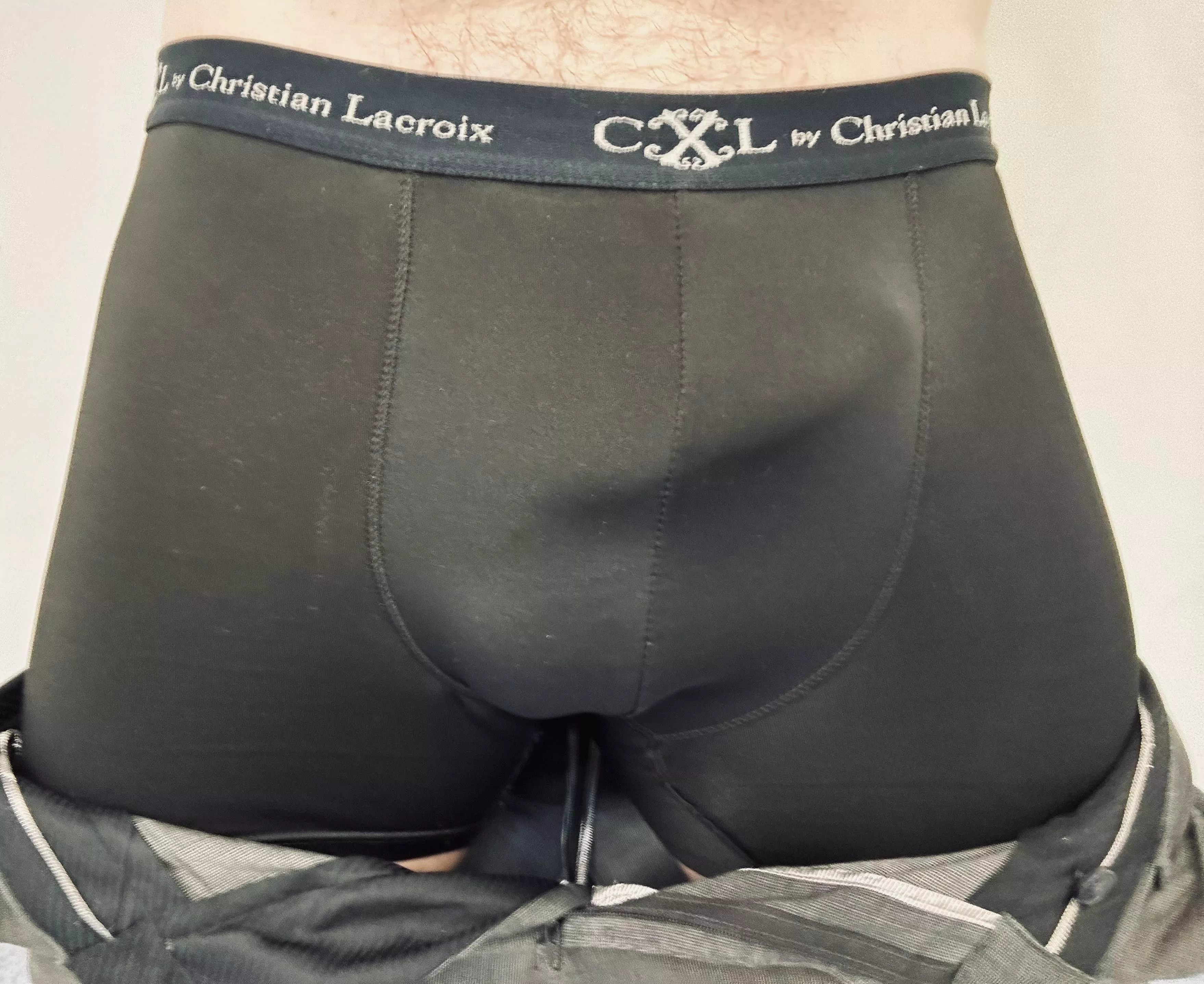 Touch mild but hope you enjoy what’s under my workwear today. posted by NakedWestie