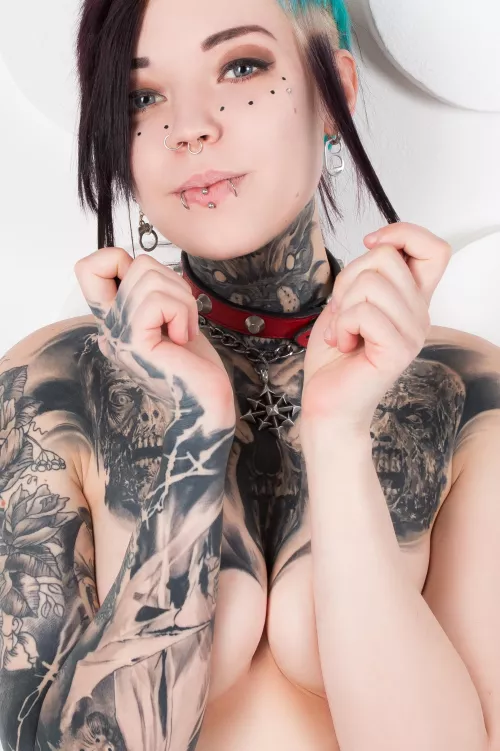 Want to know the meaning of those two zombies tatted? (OC) by lilu_kayden