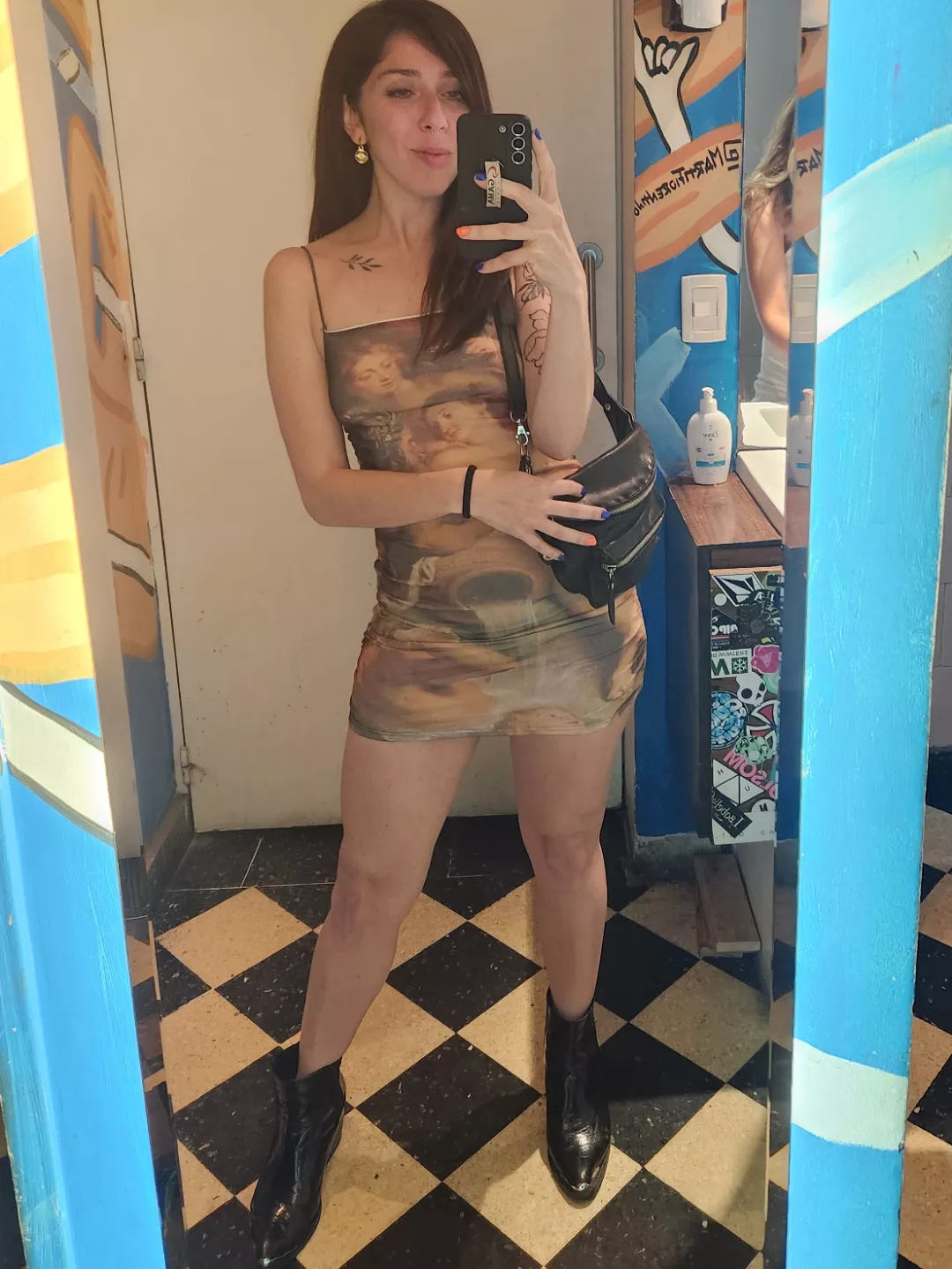 A work of art on my dress posted by Volcanika_