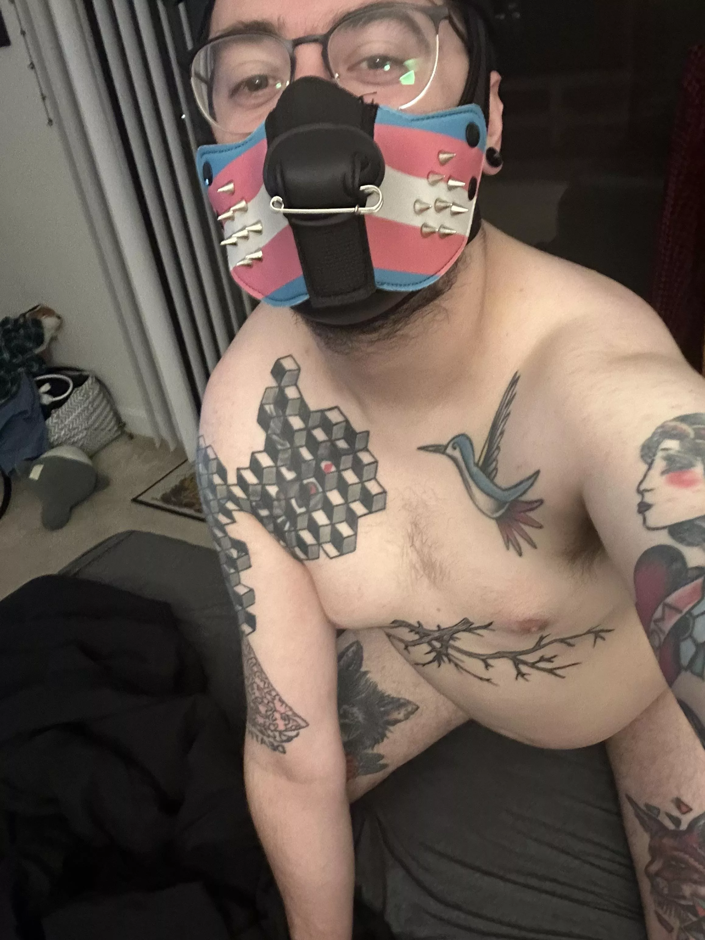 Alternative puppy reporting for duty 😋 posted by PupFoxxy