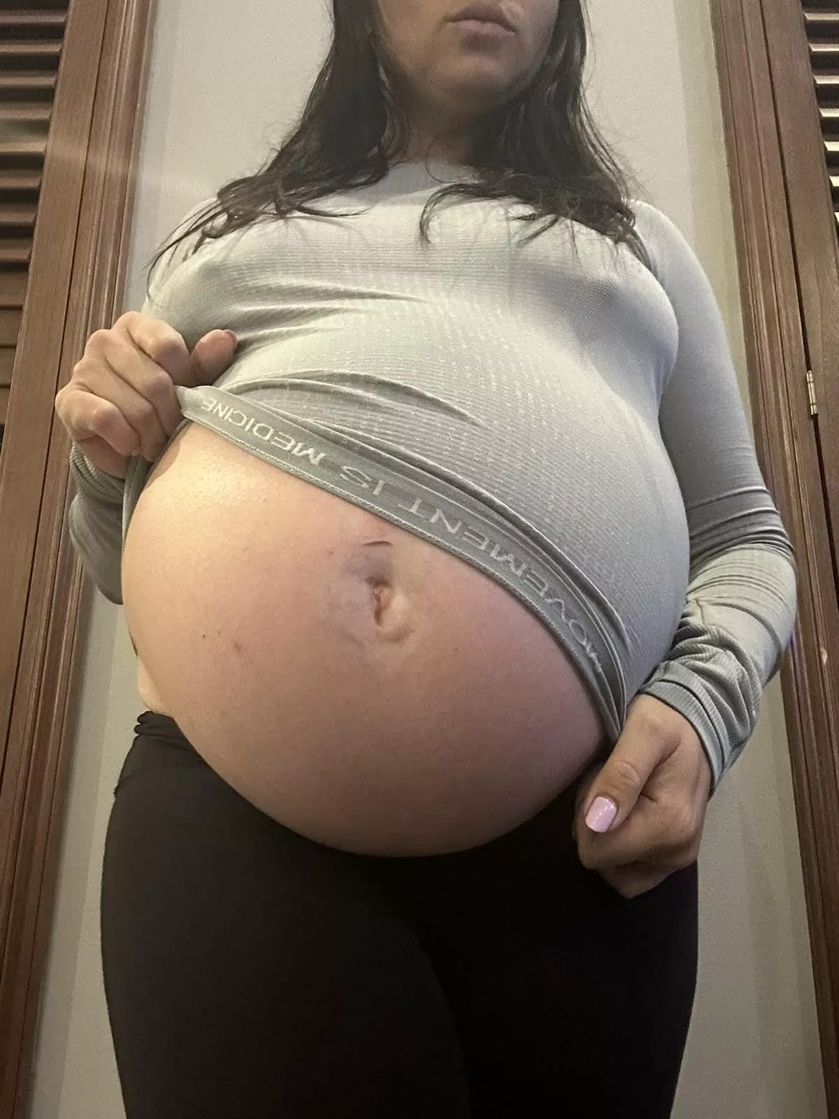 Do My Nips Show In This! posted by PreggoMilf2023