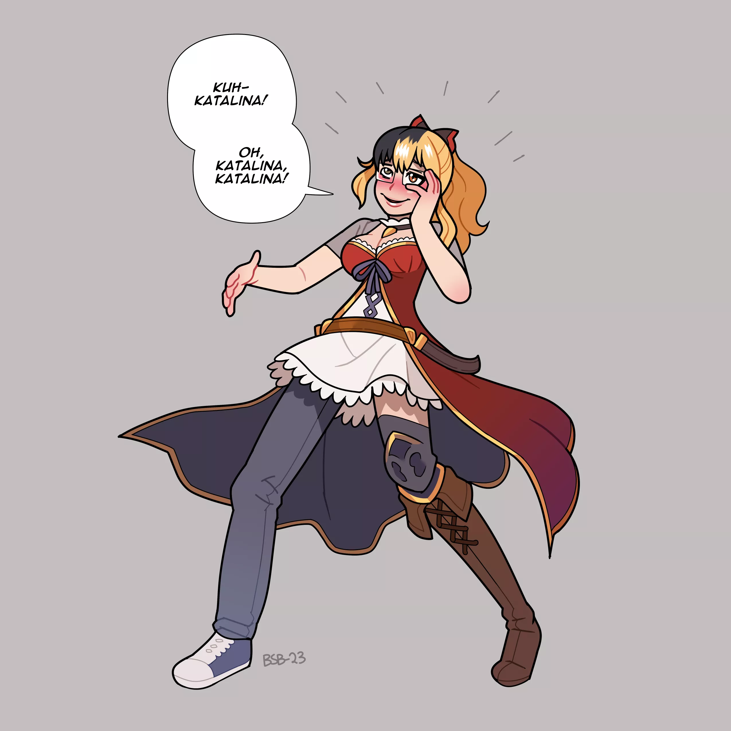 Feeling Vira Strange (Vira [Granblue Fantasy] TF/TG, mid-tf) by blackshirtboy posted by Princess_Viola