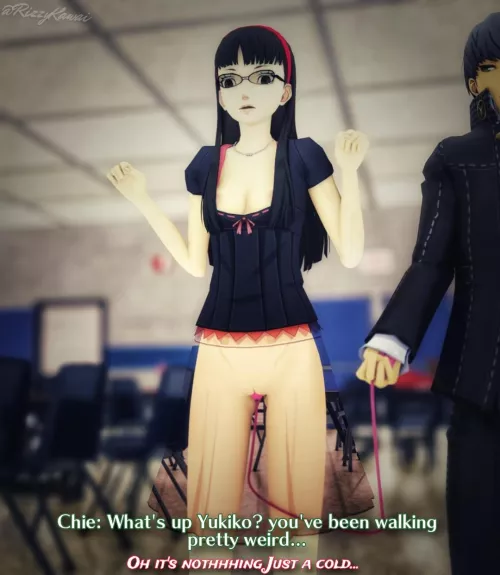 Having some vibrator fun with Yukiko (@Rizzykawai) by DefinitelyNotStrix