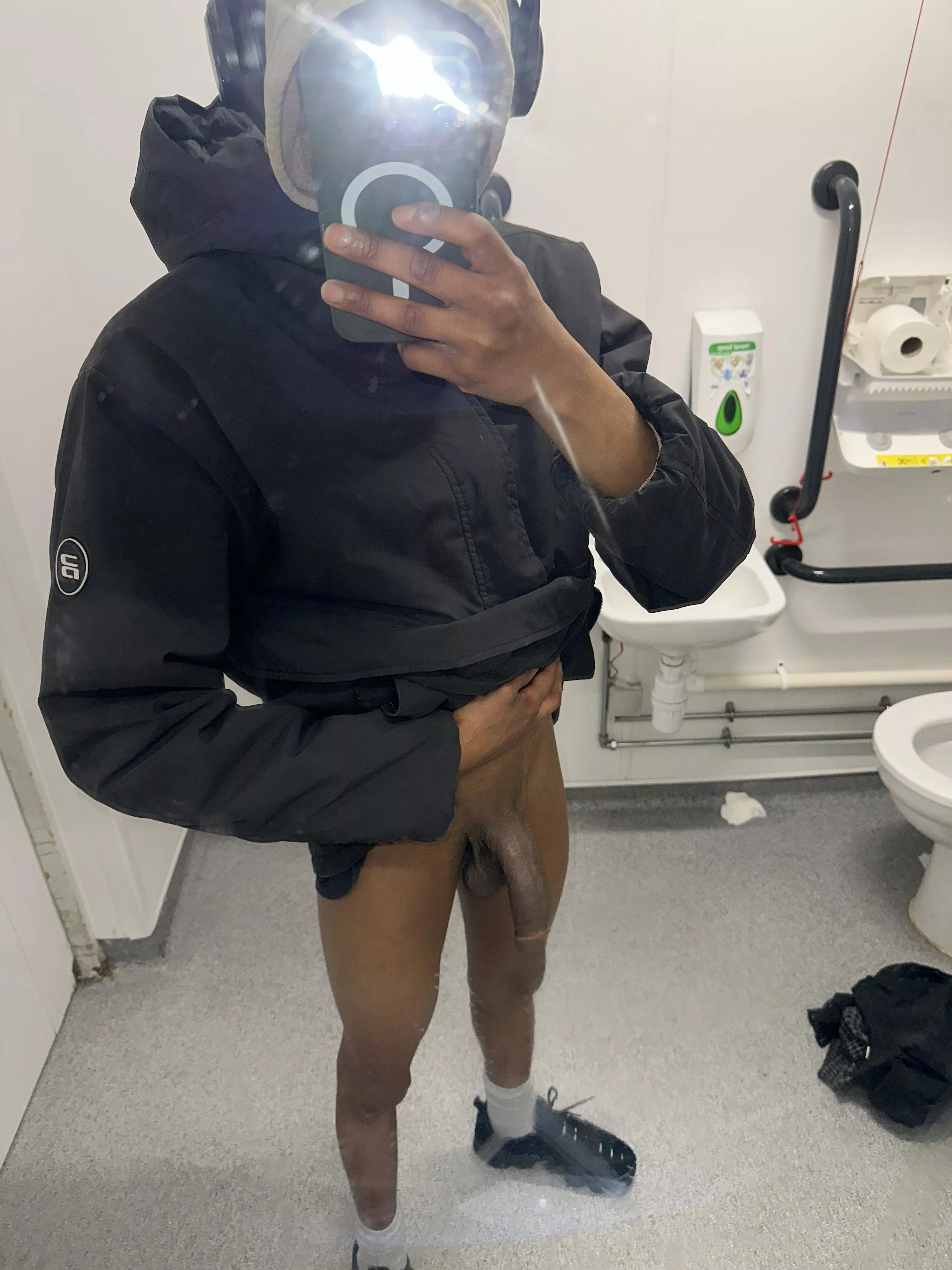 I know you don’t like public toilets but it’s open.. posted by _blackmuchaho