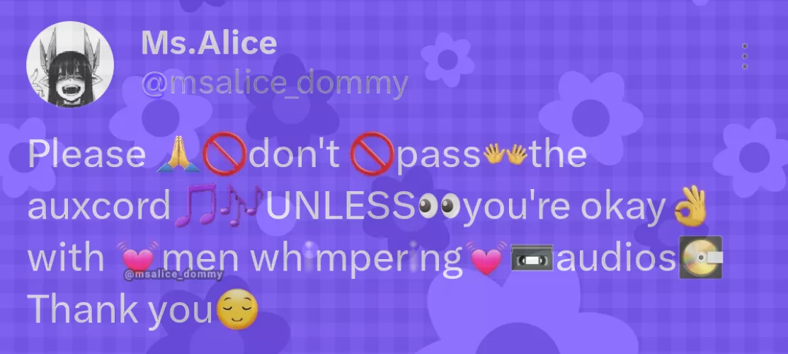 I love those cringy yet spicy tweets people make with a billion emojies so I had to😭💜✨ by HauntingMobile9773