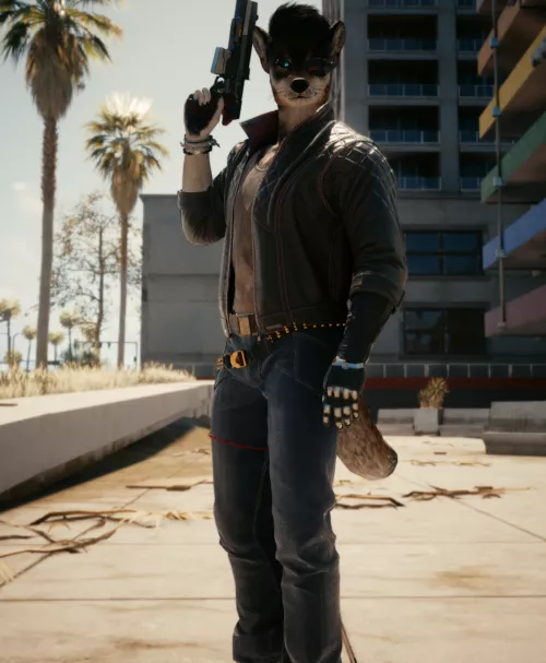 I stole this gun from an auction and now arasaka wants me dead 🤣 by Coby-the-racc