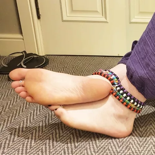 I want to feel your tongue on my soft soles 😈 by FemboyFootPrincess