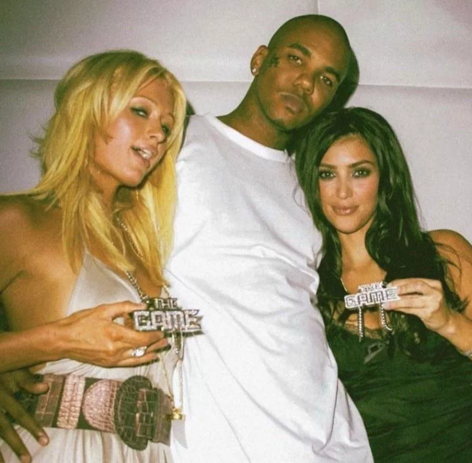 Paris x The Game x Kim K posted by GrapeTeaNewz