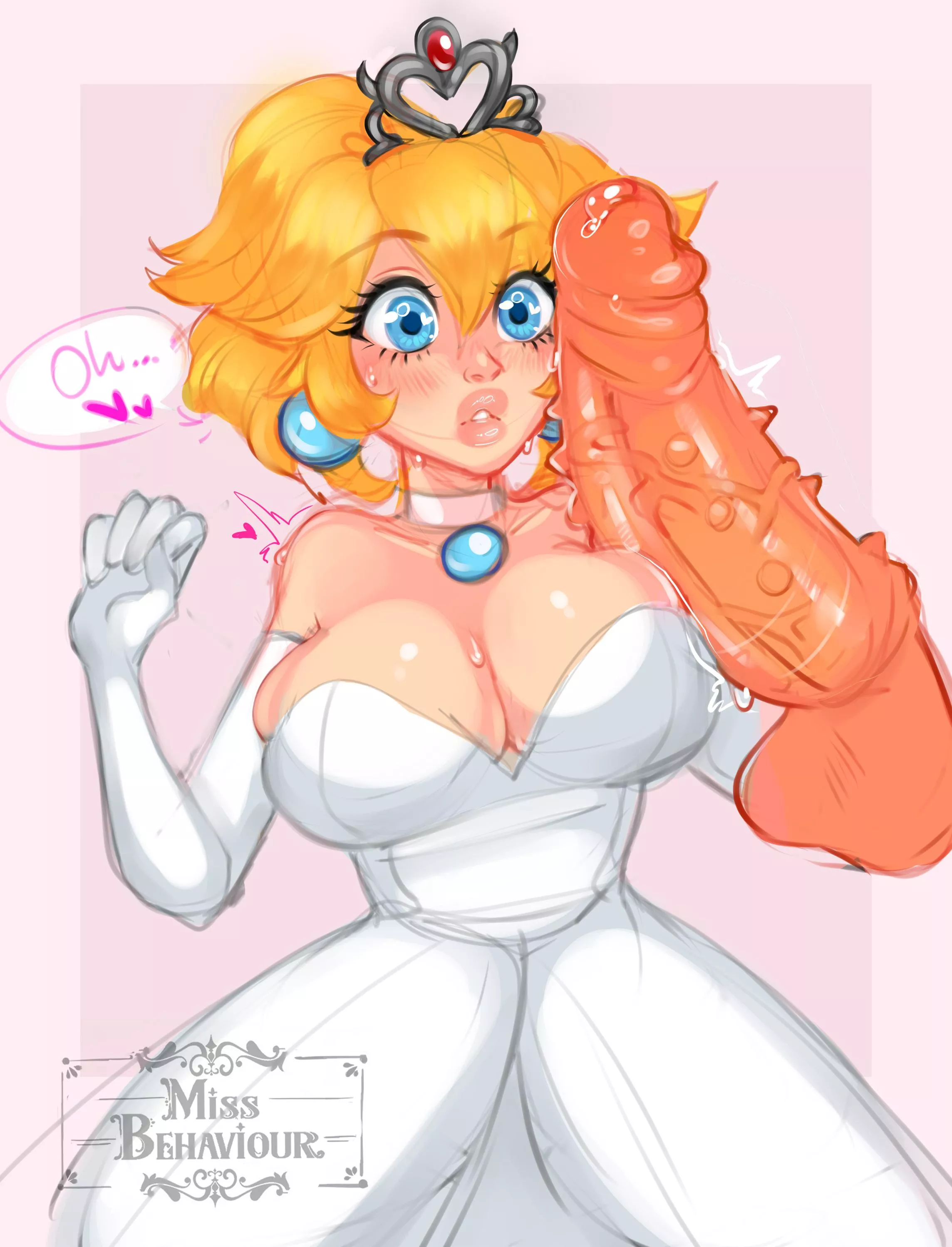 Peach convinced why she should marry Bowser (missbehaviour) posted by DarkSpringer