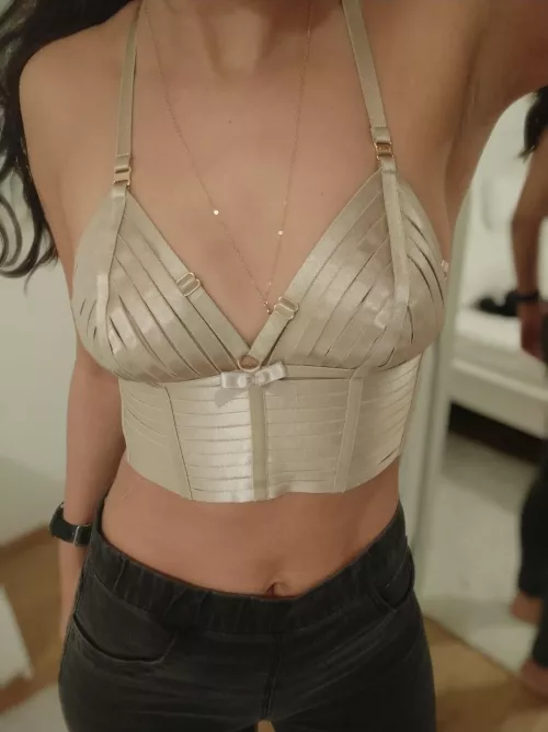 Ready for our date - wearing Bordelle 🥂 by usmakingababy