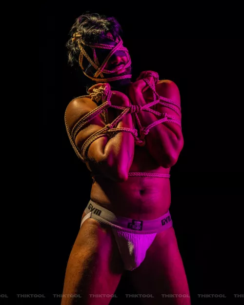 Samson, tied and photographed by me by THIKTOOL