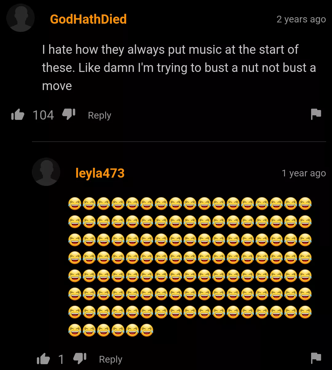 😂 sometimes the music in these porns be making you bop posted by nooicesis