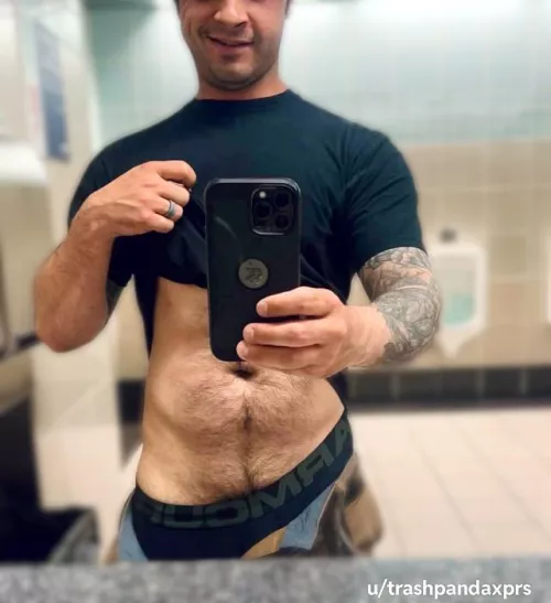 The cute TSA agent gave me her number and since she also gave me a nice pat down, she got this in return by trashpandaxprs