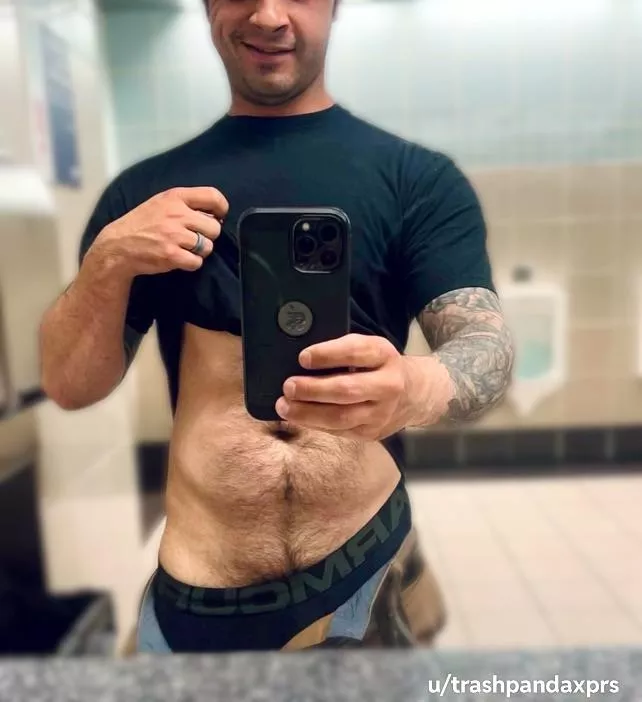 The cute TSA agent gave me her number and since she also gave me a nice pat down, she got this in return posted by trashpandaxprs