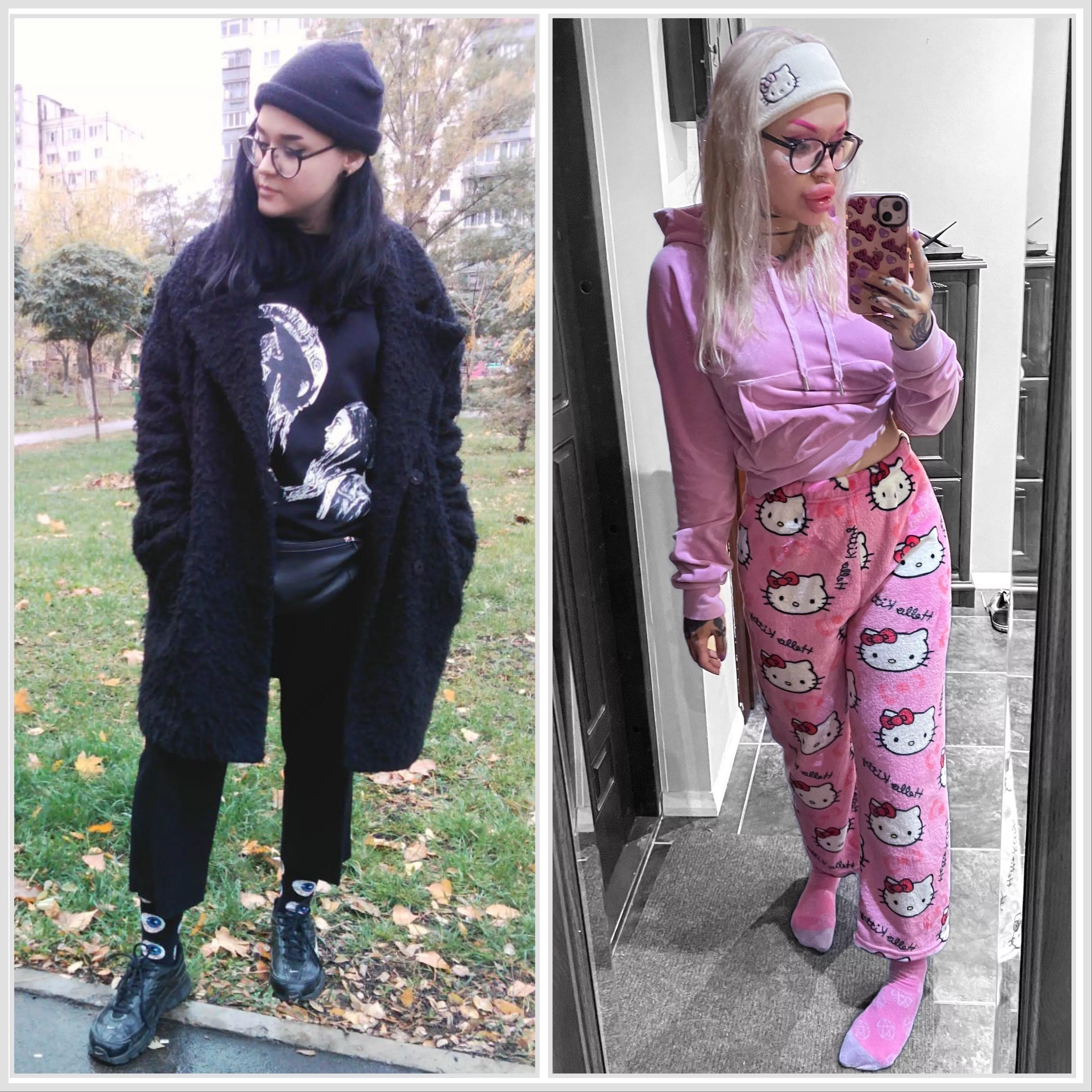 This is how my style changed🥰 Bimbofication is everything 🙏🏻 posted by nasty_bimbo