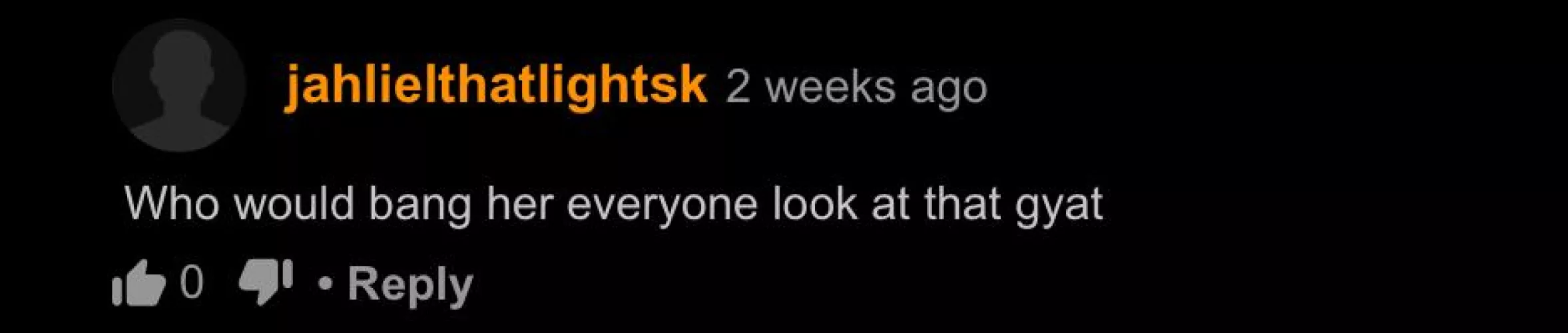 You know this person is 12 and typing this with 1 hand by FrequentSpermDrinker