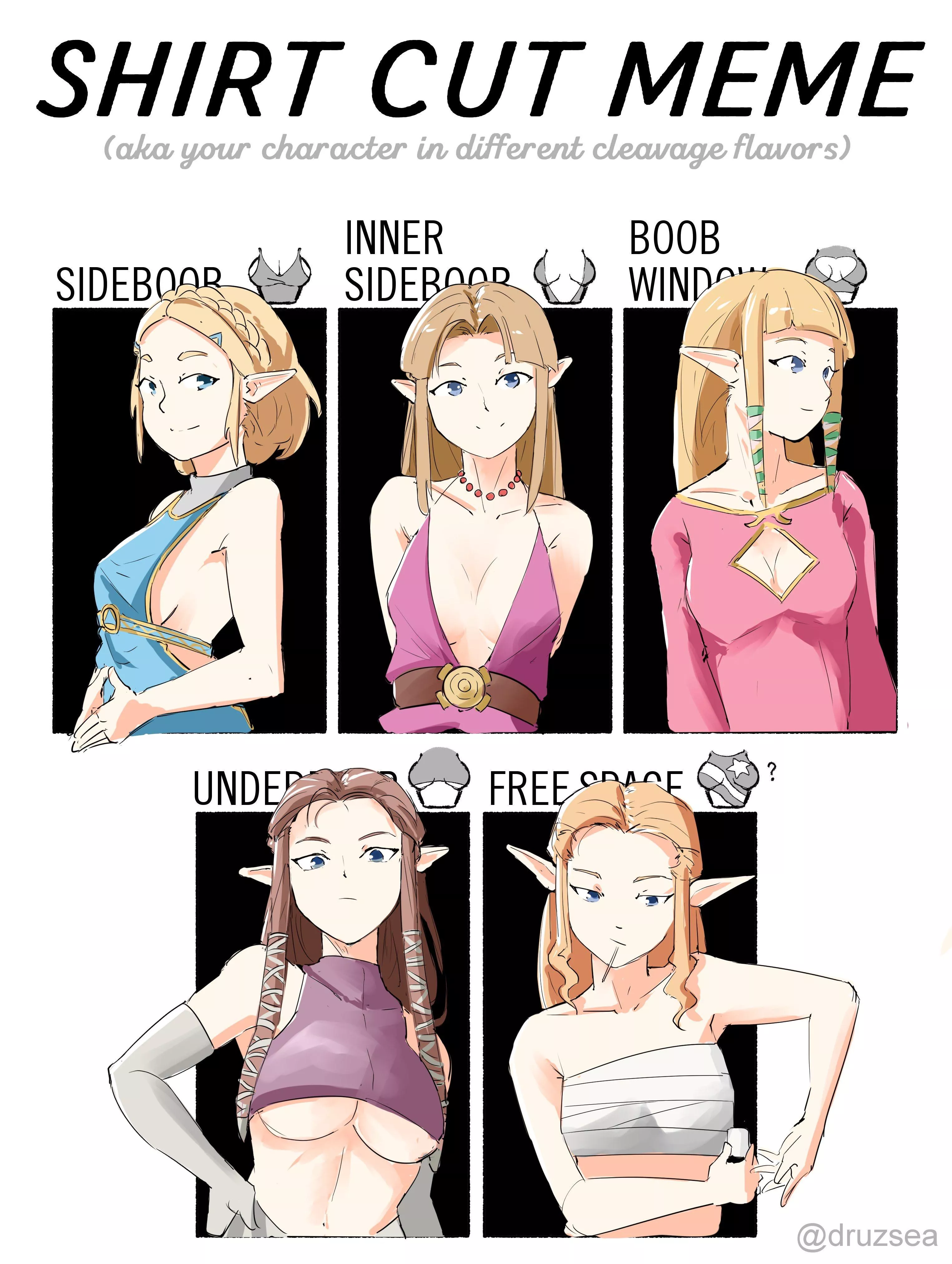 Zelda with different cleavage (AutomaticGiraffe) posted by Particular_Push4519