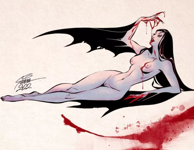 bloody hot Vampress (Sveta Shubina) by Salohkin11