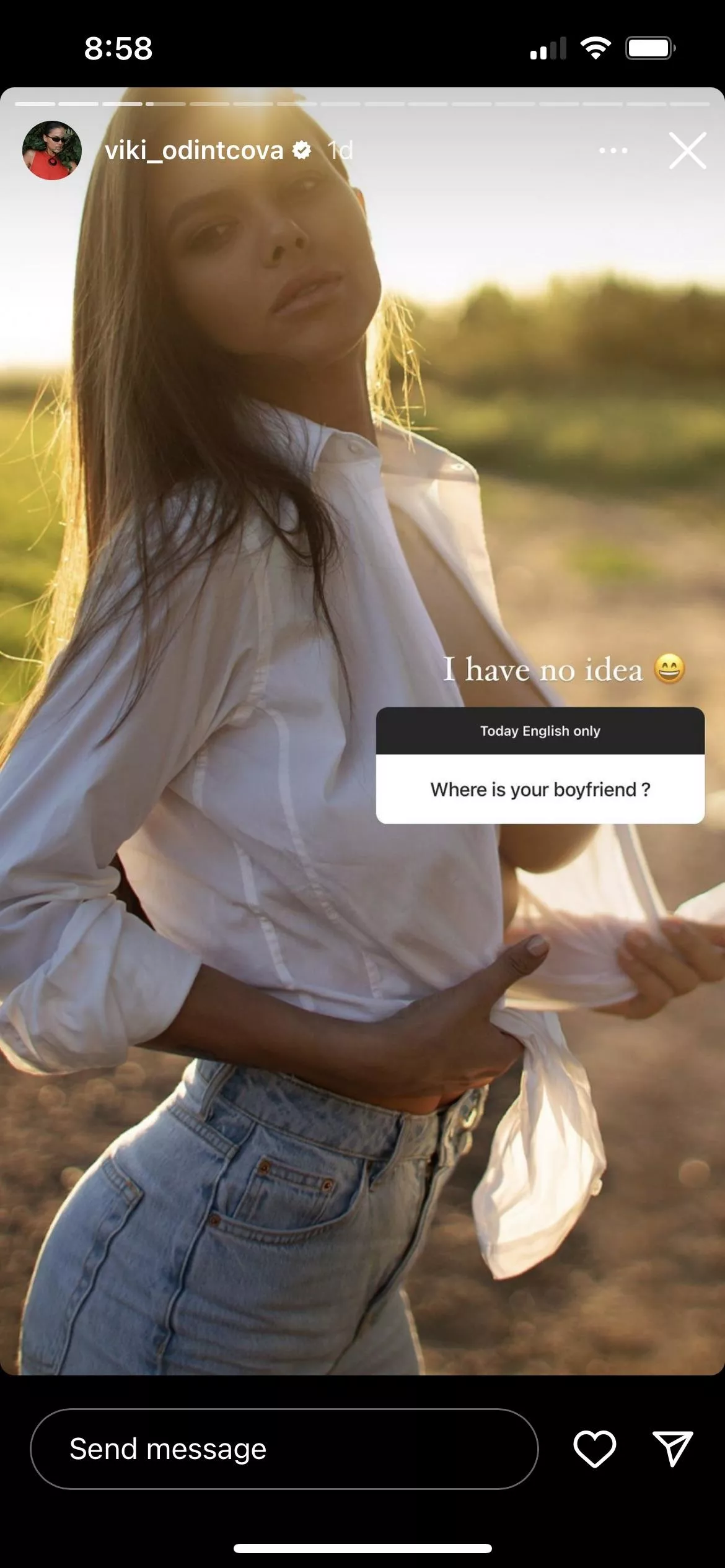 From her story couple days ago posted by zappa24245