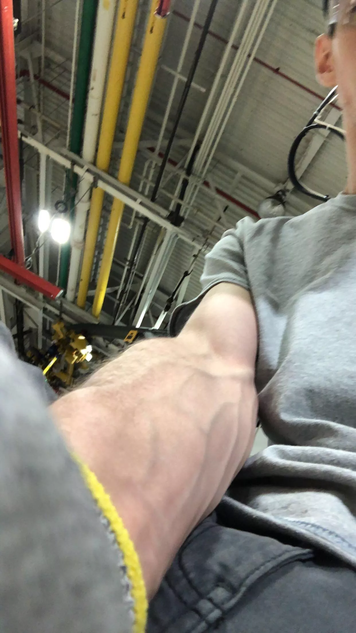 How my arms look all day at work posted by Desperate_Blood_7334