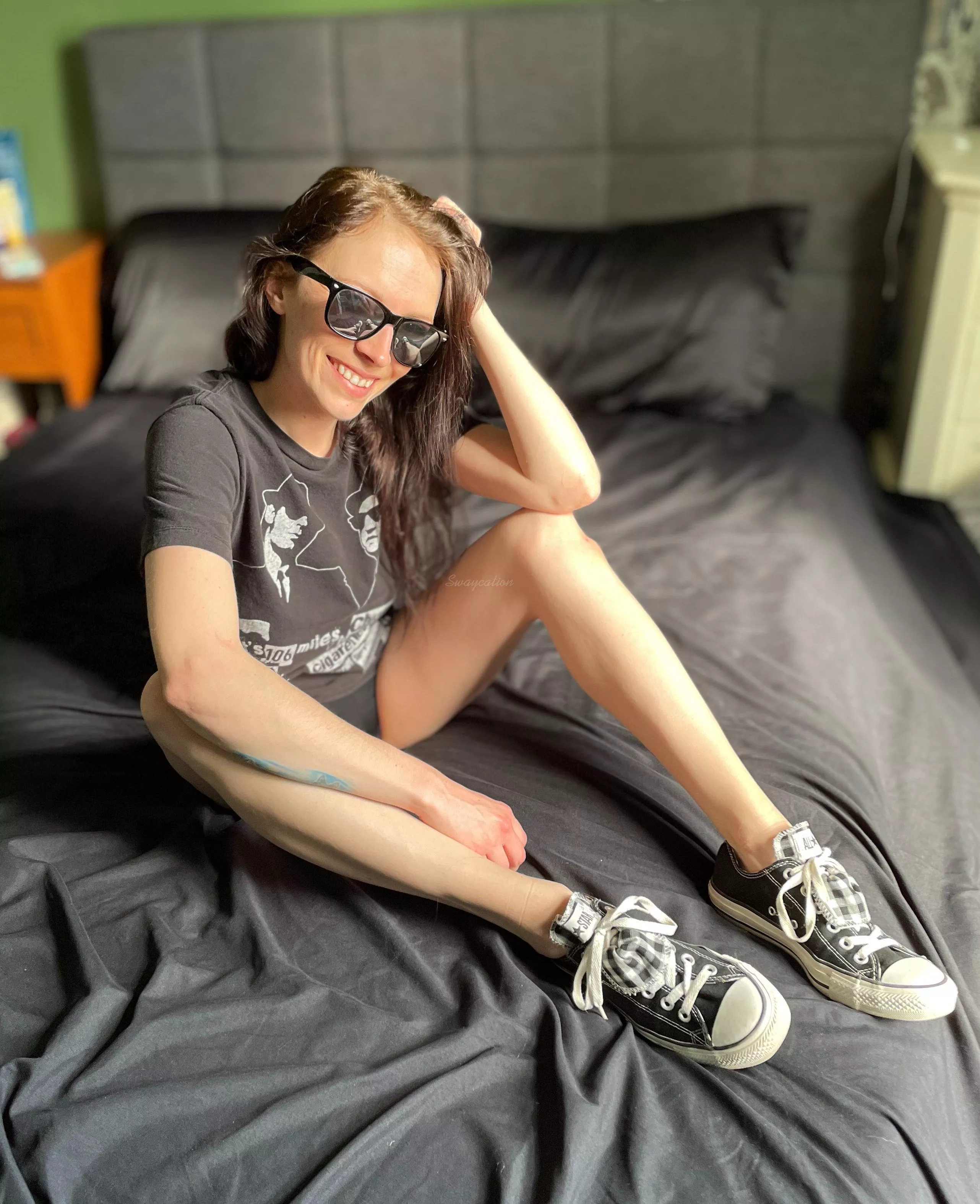 I love the reflection in my glasses posted by Swaycation