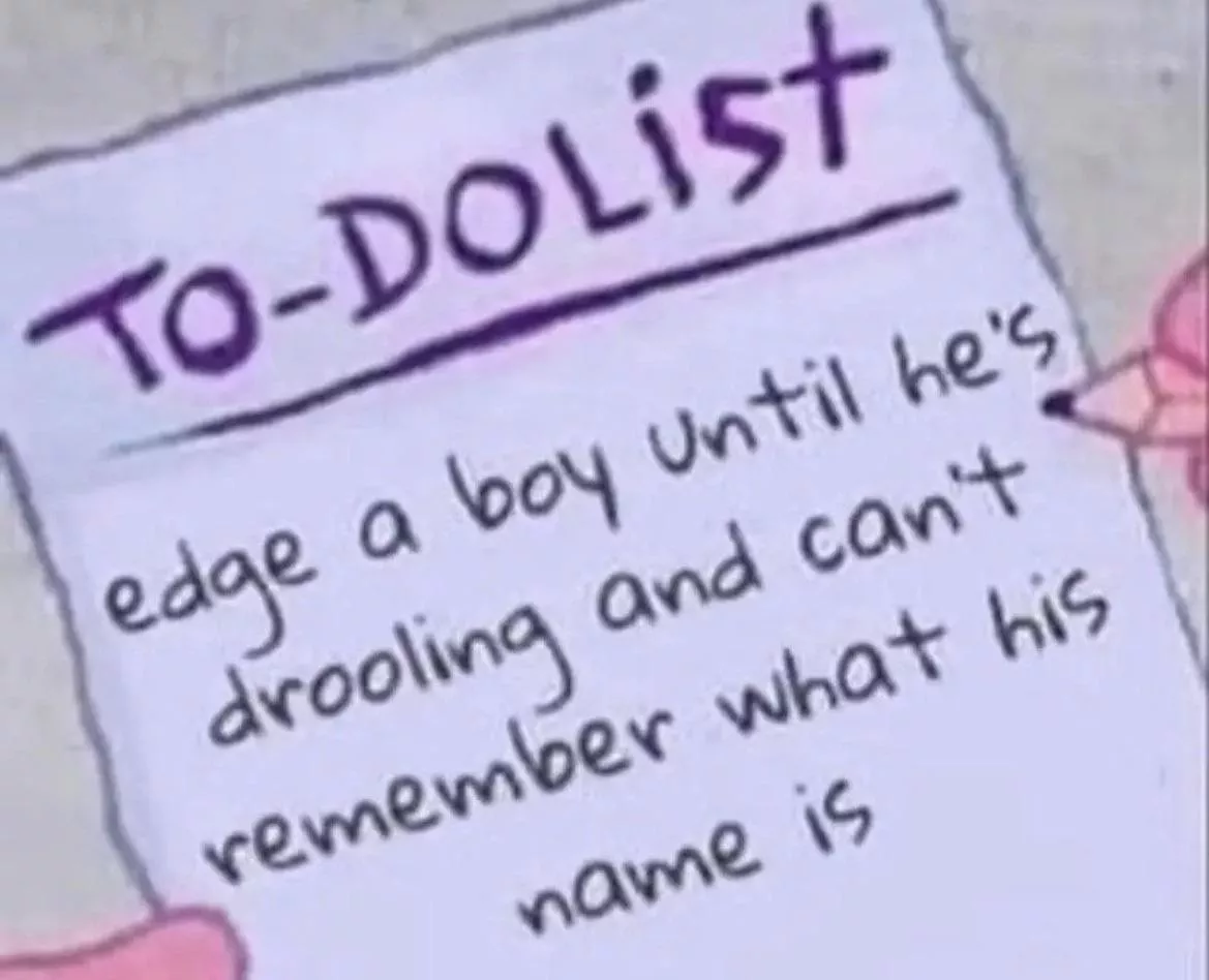 Is anyone’s else’s dream to get edged like this???? posted by Routine-Shift-6916