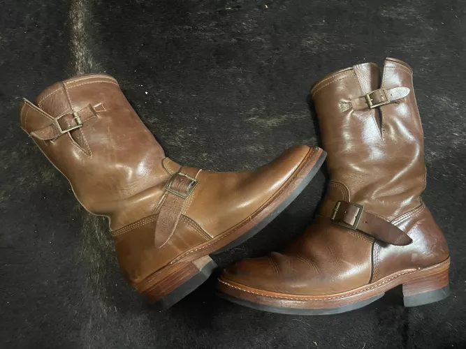 John Lofgren Engineer Boots after Conditioning by 9268Klondike