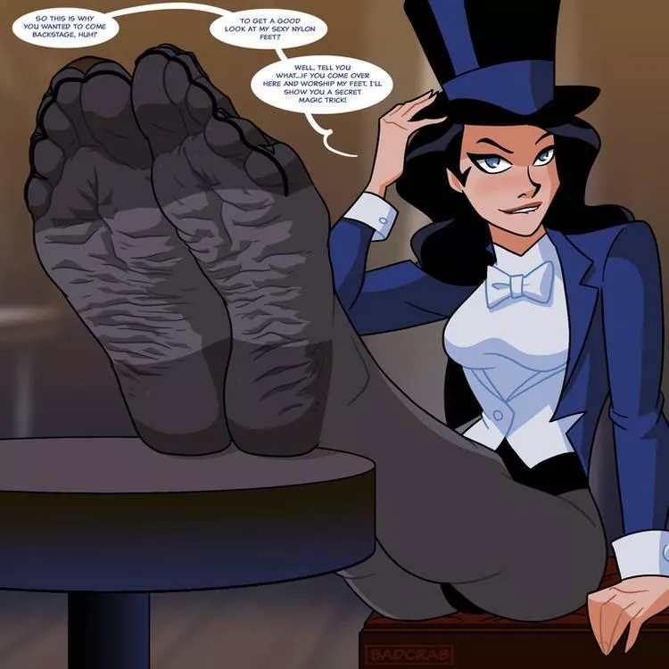 [Justice League Unlimited] Zatanna wants you to smell her feet after a long day (badcrab) posted by Tough_Courage7087