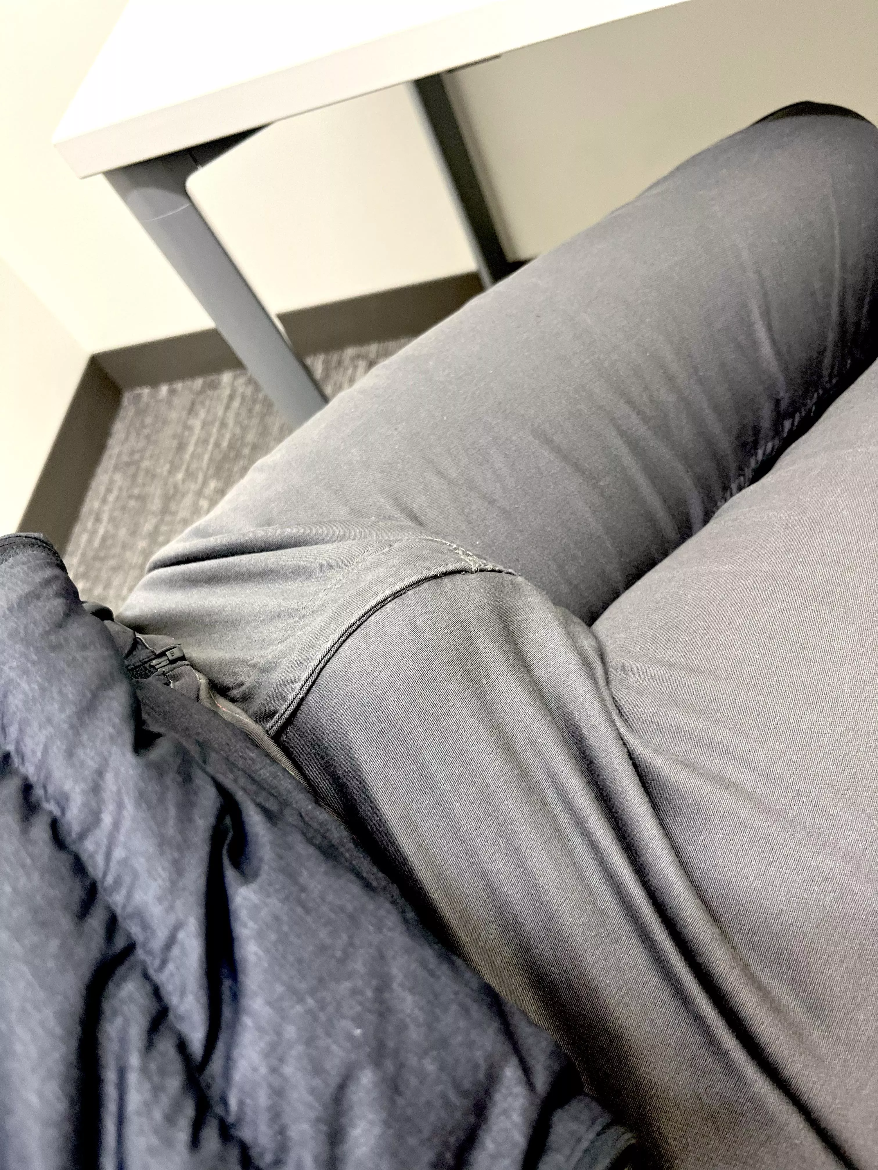 Massive Bulge at Work! I always catch coworkers staring posted by Dr_Kraut95