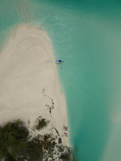 Moriah Harbour Cay, Exuma. This area is known as The Cut Beach or The Lazy River. by Admirable-Boat-5318
