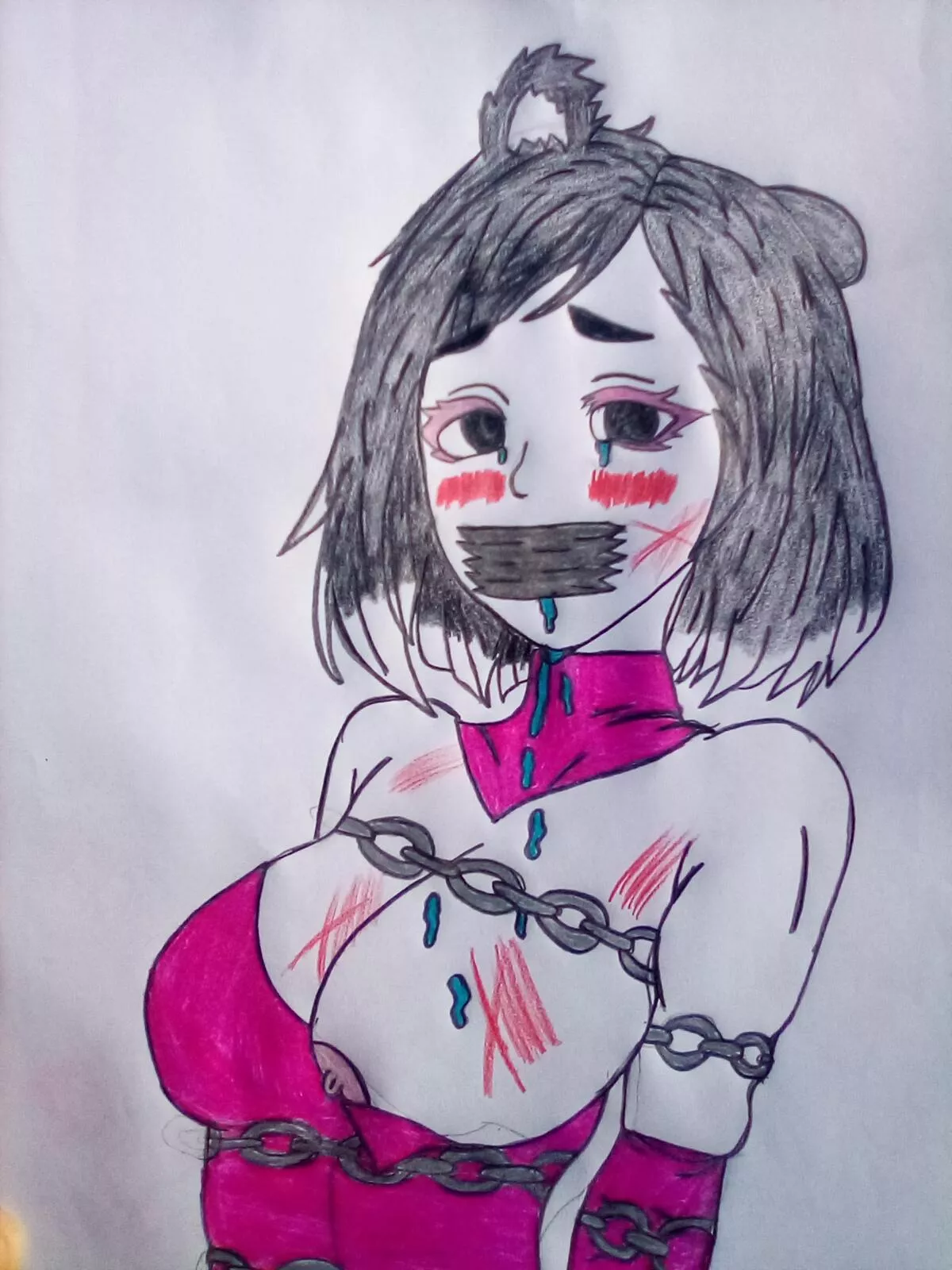 My OC Kana being used like a toy posted by Independent-Air1101