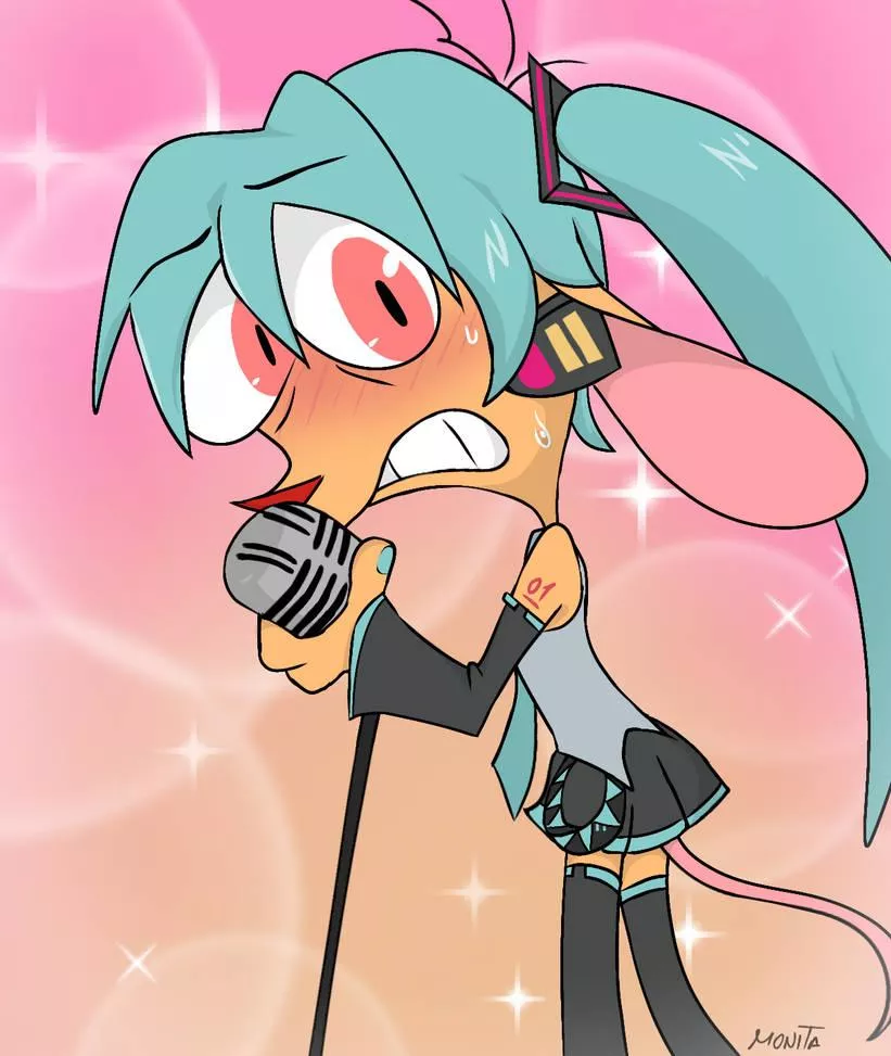 Ren as Hatsune Miku posted by aliyal007