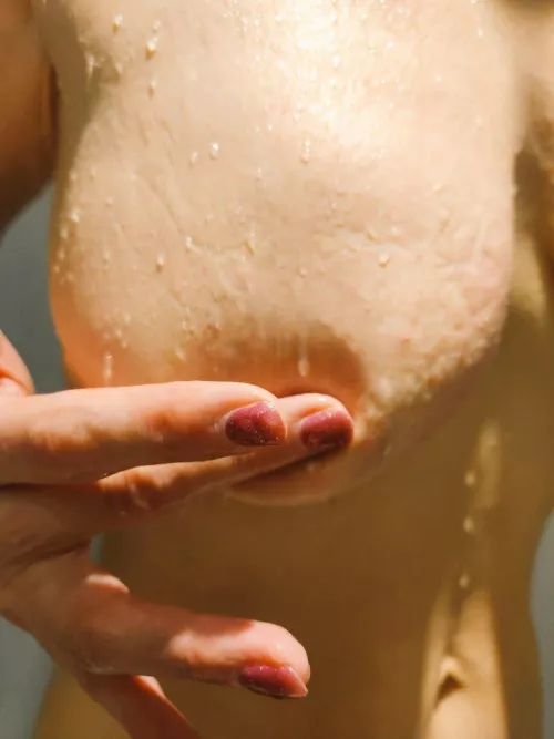 Rubbing my nipple in the shower today by AnyaLayce