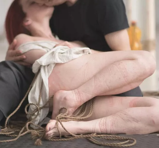 Saw this aftercare photo and thought it was just beautiful. This side of bdsm doesn't get nearly enough attention but it's so so important. Always remember to assure your sub of the fact that you love and care about them, especially after rough and deg by PackagingPeopleInc