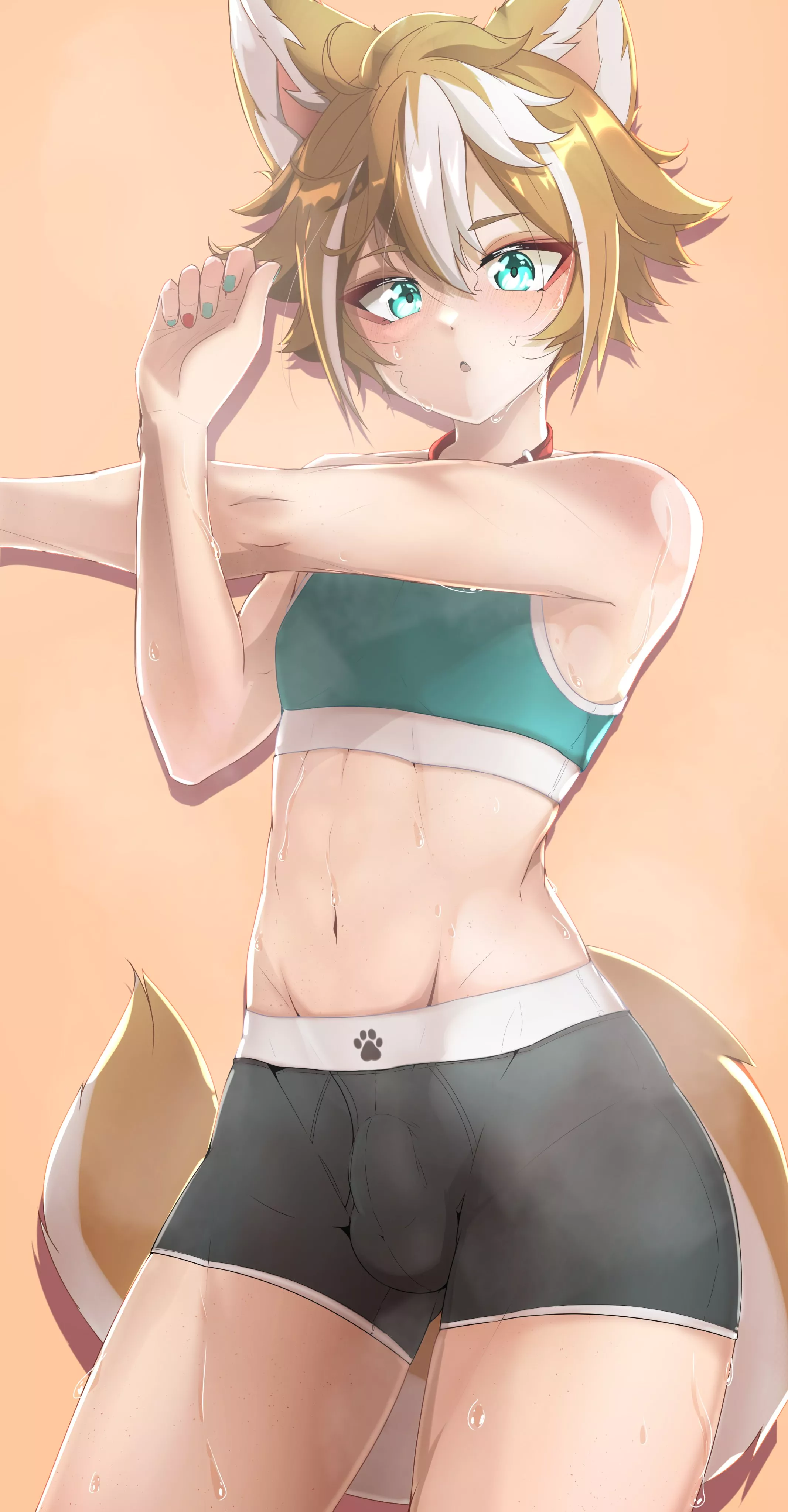 Stretching doggo boi posted by pedoro_pedoro