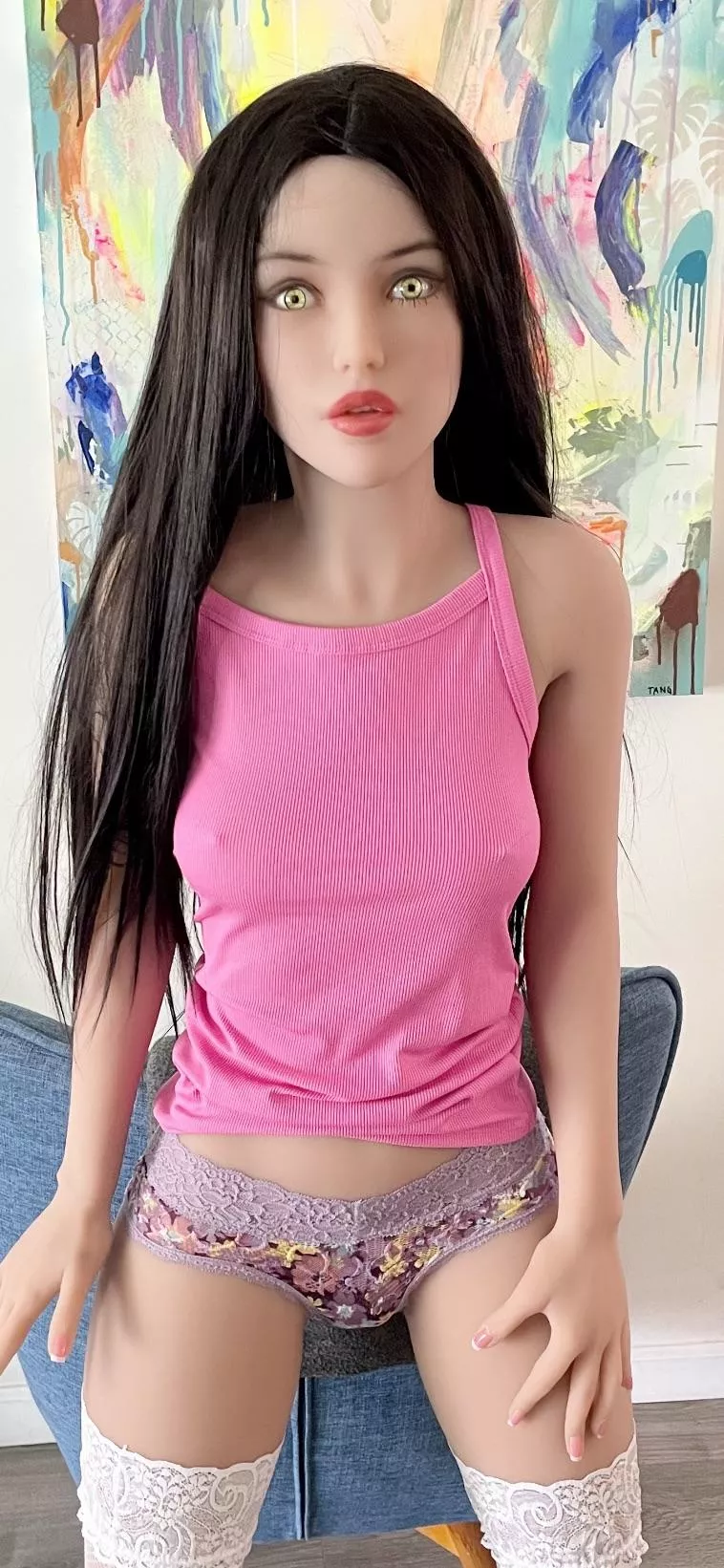 Sunday comfy vibes! Soft panties and tank top! posted by Scared_Ranger2139