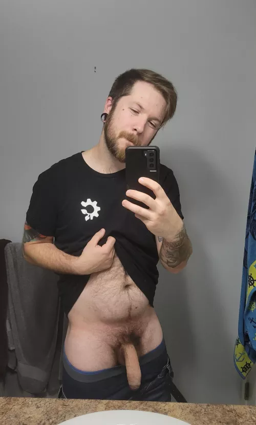 Very horny today, please tell me what you'd do with my cock by Dad-BodTodd