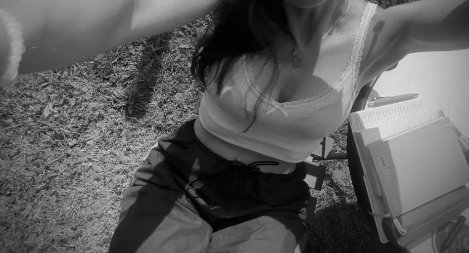 Would you notice me in my white croptop when you would walk past me on the street? by StarryGlimmers