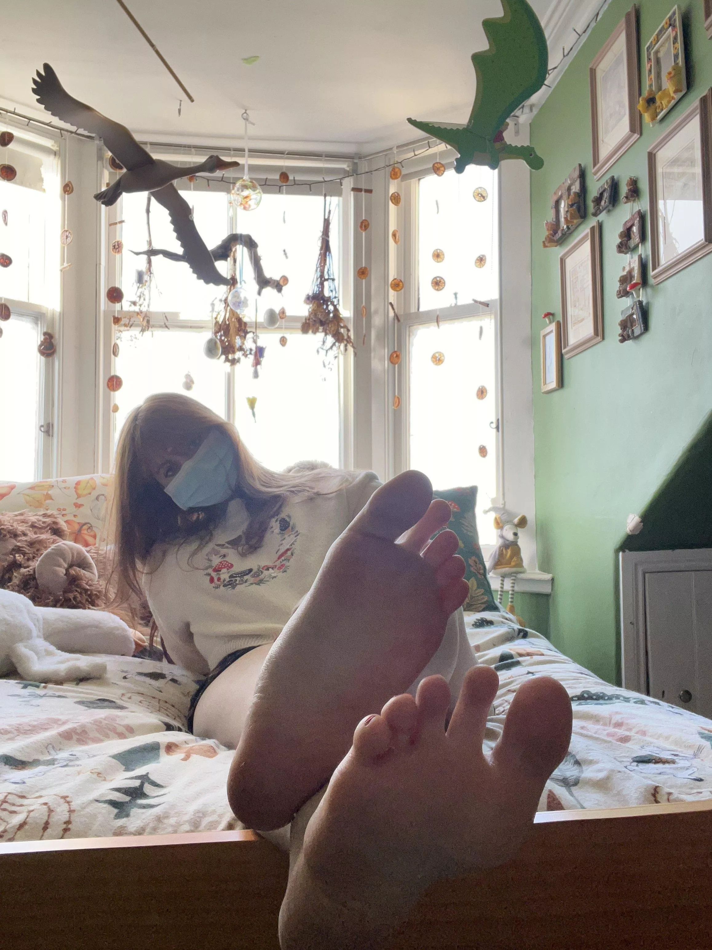 You wish you were at the foot of my bed dont you? posted by SabineSolez