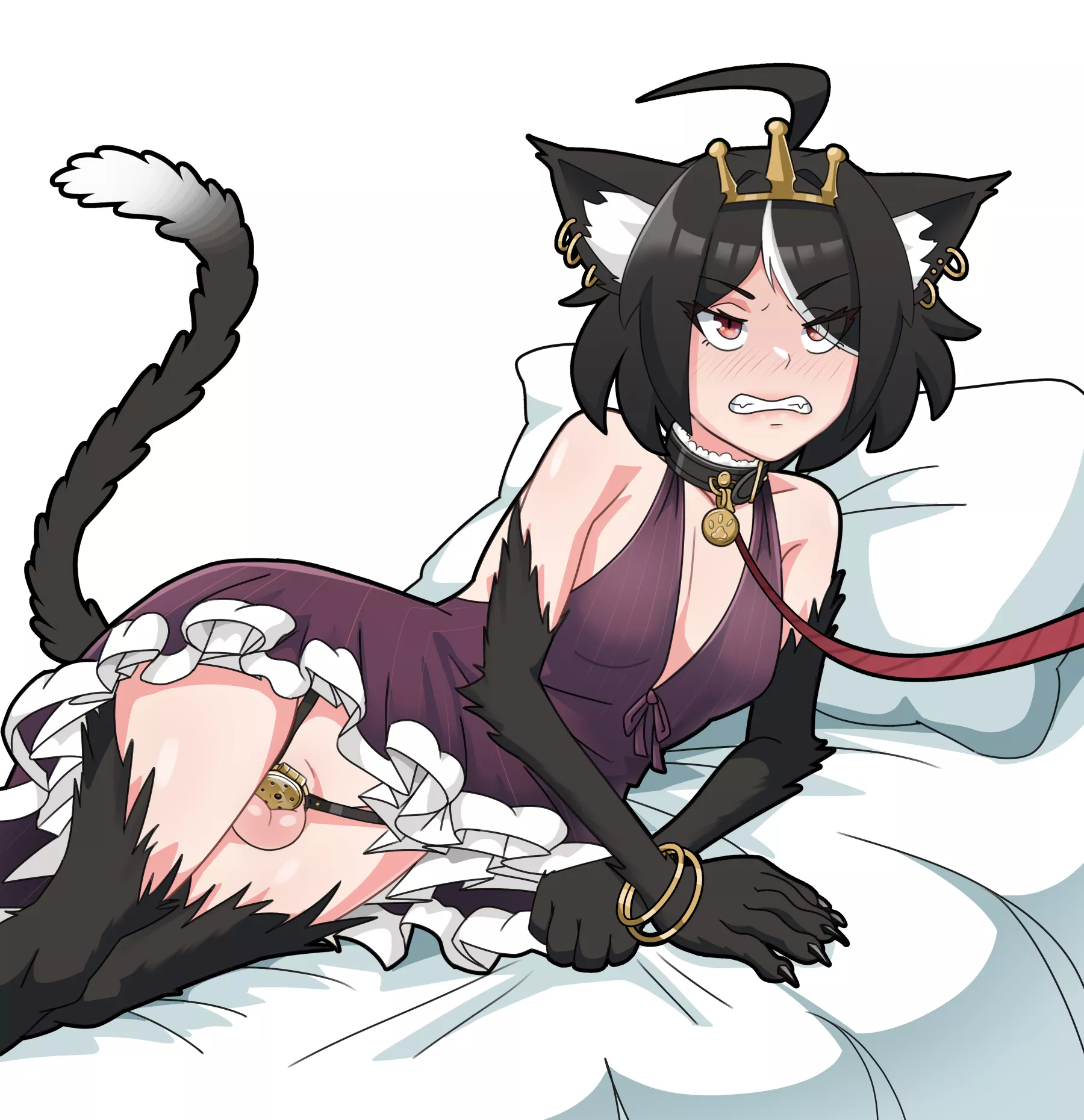 Annoyed wolf posted by -XHunterX-