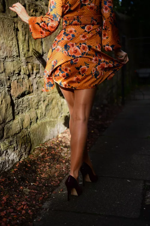 autumnal walk OC by MalinaWhispers