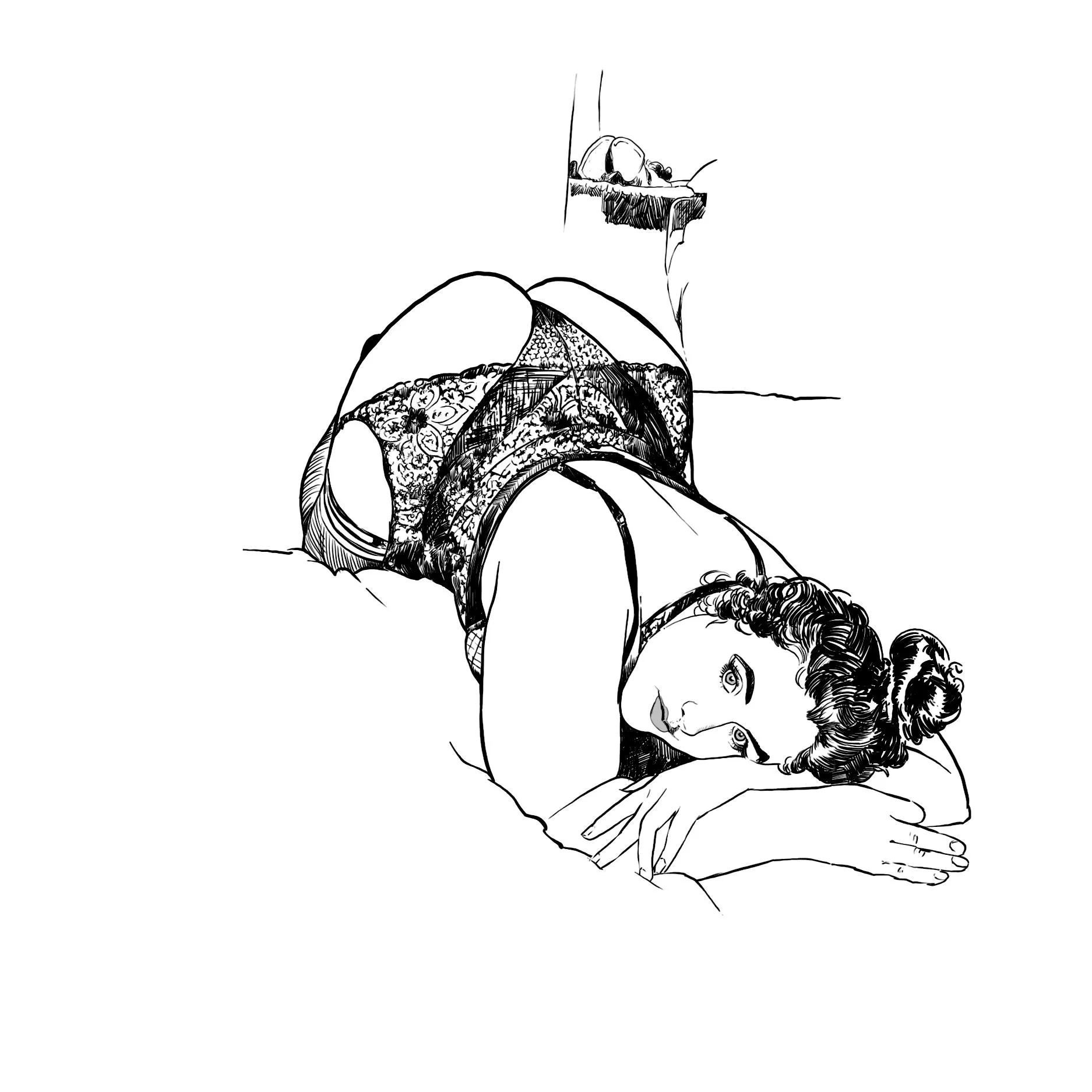 Digital illustration of gorgeous u/ ramenslurper posted by LeBootyD